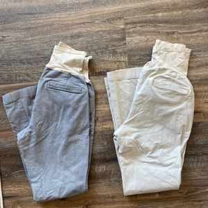 Old Navy Maternoty Bootcut Khaki Pants